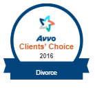 Avvo Clients' Choice Award Badge: Divorce