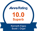 Avvo 10.0 Superb Rating